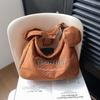 Bolso bandolera de estilo coreano para mujer, de pana, de gran capacidad, sencillo, estilo occidental, Joker, venta al por mayor