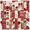 30 Marcapáginas de Flores, Tarjetas de Papel Creativas, Marcapáginas de Lectura, Carpetas Plegables Esenciales para Estudiantes con Estilo