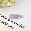 3,2cm Clipe de Cabelo Bico de Pato Quadrado Colorido Doce Grampo de Cabelo Infantil Acessório de Cabelo Colorido Acessórios DIY Clipe Lateral Transfronteiriço
