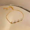 Pulsera Popular de Malla Metálica Transfronteriza, Estilo Minimalista Europeo y Americano, Pulsera Trenzada con Cierre Deslizante, Accesorio de Mano Simple y Versátil