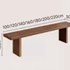 Nueva Mesa de Té Original China de Madera de Tablón Grande Oficina en Casa Color Nogal Madera Maciza Soporte de Té Mesa y Silla para Preparación de Té Zen Kung Fu