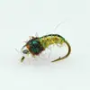 BLF producto nuevo transfronterizo LY091 anzuelo de ninfa de stonefly de tres colores anzuelo de mosca anzuelo de pluma fabricante de cebo de mosca venta al por mayor
