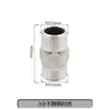 Adaptador Roscado de Acero Inoxidable Reductor Doble Rosca Macho Extensión Directa de 1/4 de Pulgada a 3/8 de Pulgada, 1/2 Pulgada, 3/4 de Pulgada a 1 Pulgada Accesorios para Tuberías de Agua