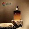 En Stock Botellas Cuadradas de Vidrio Transparente de 30ml 50ml 100ml para Aceites Esenciales, Botellas Dispensadoras de Vidrio con Gotero para Sérum