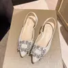 2026 Verano Nuevo Estilo Francés Comercio Exterior Hebilla Cuadrada Elegantes Zapatos de Salón Punta Fina Tacón Grueso Tacones Altos Sandalias de Punta Cerrada para Mujer Zapatos de Mujer