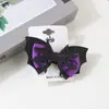 Tecido Estilo Novo Europeu e Americano Transfronteiriço Acessórios de Cabelo para Halloween Presilha de Garra de Fantasma Grampo de Cabelo Peculiar Laço Transfronteiriço Grampo de Cabelo de Abóbora
