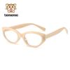 Nuevo armazón de gafas ovalado de silicona para niños, moda para hombre, gafas de luz azul, montura sencilla de alto sentido, venta al por mayor para mujer