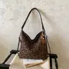 Bolso tote estampado de leopardo para mujer, gran capacidad, nueva colección otoño/invierno 2025, bolso de hombro retro, mochila multifuncional