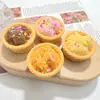 Brinquedo de Comida Realista 3D Moldura para Pão com Cobertura Acessórios de Resina Cola de Creme Acessórios de Cabelo DIY Enfeites Decoração de Pingente de Caixa Surpresa