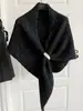 Chal de Lana de Alta Gama para Mujer, Versátil Estilo Coreano Otoño e Invierno Nuevo Bufanda Triangular Cálida, Protector de Cuello para Aire Acondicionado, Chaleco de Punto