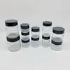 Garrafa de Vidro em Forma de U Tampa de Rosca de Pressão para Crianças Garrafa de Creme Garrafa de Cânhamo Tampa Antifurto Tampa de Rosca de Pressão Garrafa de Creme para Cigarros Garrafa de Vidro Vazia