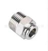 Sistema de almacenamiento de energía de refrigeración líquida conector contra incendios conector neumático de acero inoxidable niquelado de cobre codo PC recto PL de tres vías PLF