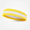 Faixa de Cabeça Colorida Absorvente de Suor para Homens e Mulheres, Faixa de Cabeça Esportiva para Corrida e Fitness, Faixa de Cabelo Colorida, Faixa de Cabeça que Absorve o Suor, Atacado