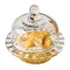 Tazón de Nido de Pájaro Estilo Chino Copa de Tremella Vaso con Tapa Transparente Exquisito de Alta Gama Hogar Fruta Snack Postre Tazón Pequeño Tazón de Sopa