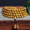 Pulseira de contas de sândalo dourado por atacado de fábrica com pequena cabaça Pulseira de contas de sândalo dourado