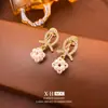 Brincos de Clipe Elegantes e Luxuosos para Bobina de Mosquito para Mulheres Sem Furos nas Orelhas, Brincos de Moda Exquisitos e Versáteis, Brincos Personalizados de Alta Qualidade para Atacado