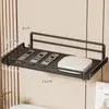 Estante de Colocación para Router Montado en Pared Sin Taladro Soporte Wifi Montado en Pared Estante de Almacenamiento para Módem Óptico Decodificador Caja de Almacenamiento