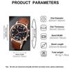 Reloj de cuarzo con calendario para hombre LIANDU piel de camarón deseo reloj deportivo para hombre reloj de negocios de PU para hombre al por mayor