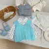 Ropa para Bebé, Tops de Punto en Capas de Moda, Conjuntos de Primavera para Niñas de Nuevo Estilo, Chalecos Estilo Coreano