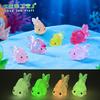 Micro-Paisaje Creativo Luminoso Fortuna y Longevidad Pez Koi Pequeño Paisajismo Marino Decoración DIY Accesorios Mini Adornos Pequeños