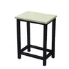 Taburete de acero y madera taburete cuadrado engrosado taburete de estudio taburete para el hogar taburete de color taburete de comedor taburete para escritorio de entrenamiento