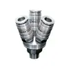 Conector Rápido Neumático Tipo C SP/SM/PP/PM/SF/SH Accesorios para Compresor de Aire Manguera de Aire Conector Rápido Redondo de Tres Vías
