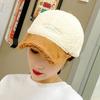 Gorro de Lana de Cordero para Mujer Otoño e Invierno Estilo Coreano Letra ins Que Muestra la Cara Pequeña Lindo Gorro Cálido Gorra de Béisbol de Terciopelo Teddy