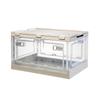 Caja de Almacenamiento Dreampai Caja de Almacenamiento para Ropa y Juguetes del Hogar Artefacto Transparente Plegable Armario de Almacenamiento Caja de Plástico