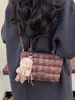 Bolso de Mano de Lujo Texturizado Tipo Cubo para Mujer 2026 Otoño e Invierno Nuevo Bolso de Hombro para el Trabajo Bolso Cruzado Retro de Nicho