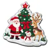 Imán de Nevera de Dibujos Animados de Reno Navideño de Epoxi Decoración del Hogar Recuerdo Festivo Imán de Nevera Magnético Suave Hecho a Medida a partir de Imagen