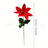 Poinsétia transfronteiriça, árvore de Natal, cedro, bagas, flores artificiais para jardim de casa, plantas em vaso, decorações de Natal
