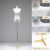 Adereços de manequim para loja de roupas estilo coreano, manequim de exposição de roupas femininas com ombros retos, manequim de corpo humano com ombros retos