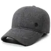 Gorros de invierno para hombres de mediana edad y ancianos, sombrero de cuero forrado de felpa cálido para papá, gorra de béisbol engrosada a prueba de frío para abuelo