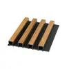 Paneles de pared WPC para instalación DIY, panel de pared de fondo de madera ecológico de fibra de bambú y madera transfronterizo, paneles de protección de pared, paneles decorativos y celosías