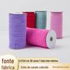 Em estoque atacado 3mm alta elástico cinto de caminhada elástico de borracha cama chapéu manga elástica máscara roupas cor elástico banda