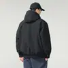 Chaqueta de algodón reversible para hombre, forro polar de invierno, cálida, nueva tendencia 2026 ropa de trabajo, cortavientos, engrosada, abrigo con capucha para hombre