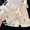 Conjunto de Tres Piezas de Pijamas Infantiles para Niñas, Algodón Nube, Estilo Princesa Primavera y Verano, Nuevo Estilo 2026, Manga Corta, Ropa de Casa Dulce y Linda para Niñas
