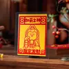 Pegatina para Teléfono del Dios de la Fortuna con Lindo Diseño de Buda - Definitivamente te Harás Rico, Ascenderás y Recibirás un Aumento de Sueldo. Souvenir Turístico de Zonas de Turismo Cultural y Creativo
