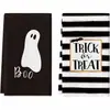 Venta Caliente Transfronteriza Halloween Cocina Plato Deseo Toalla Atmósfera Festiva Decorativa Regalo Toalla Mesa de Comedor Toalla Absorbente Venta al por Mayor