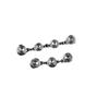 Venda quente diamante corrente jóias acessórios buraco sapatos DIY sapatos corrente sapato fivela destacável tridimensional sapato flor corrente curta