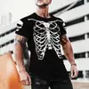 Verano 2023 nuevo venta directa de fábrica transfronteriza impresión digital 3D para hombre logo de coche camiseta de secado rápido para motocicleta de carreras