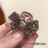 Lujo Ligero, Sencillo, de Nicho, Gama Alta, Lazo de Resina Súper Brillante, Pinza Pequeña, Elegante Pinza Lateral, Accesorio para el Cabello para Mechones Sueltos