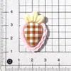 Encaje Tartán Fresas Resina Accesorios DIY Pegamento Crema Llavero Funda de Teléfono Pasador Joyería Materiales Mayoreo