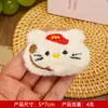 Broche de Manzana de Peluche Lindo Juguete de Comida Creativo Muñeca Colgante para Bolso Muñeca Pequeña Accesorios para Ropa Pin Joyería para Mujeres