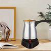 Estándar Europeo Estándar Inglés Mini Cafetera Olla de Metal con Asa Portátil Eléctrica Cafetera Turca Tetera
