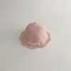 Sombrero de Bebé Coreano Qiunan Verano 2026 Nuevo Estilo Ins Adorno de Encaje Sombrero de Paja para la Playa Visera Sombrero de Cubo para Niños