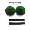 Asa para coche de carretera con correa para bicicleta de vuelo muerto, correa de silicona antideslizante, transpirable y absorbente del sudor, correa de cuero PU