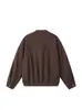 Chaqueta de pana bordada de la marca Rumei para hombre y mujer, estilo americano Harrington para primavera y otoño, abrigo holgado con cuello alto, moderno