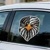 Novo Produto da Amazon Decalque de Águia com Olhos Refletivos Adesivo de Águia com Olhos Refletivos para Carro Outdoor