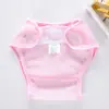 Calça fralda de malha respirável de verão com velcro, calça fralda de rede para bebê, fralda de pano transparente, calça pull-up de rede para bebê